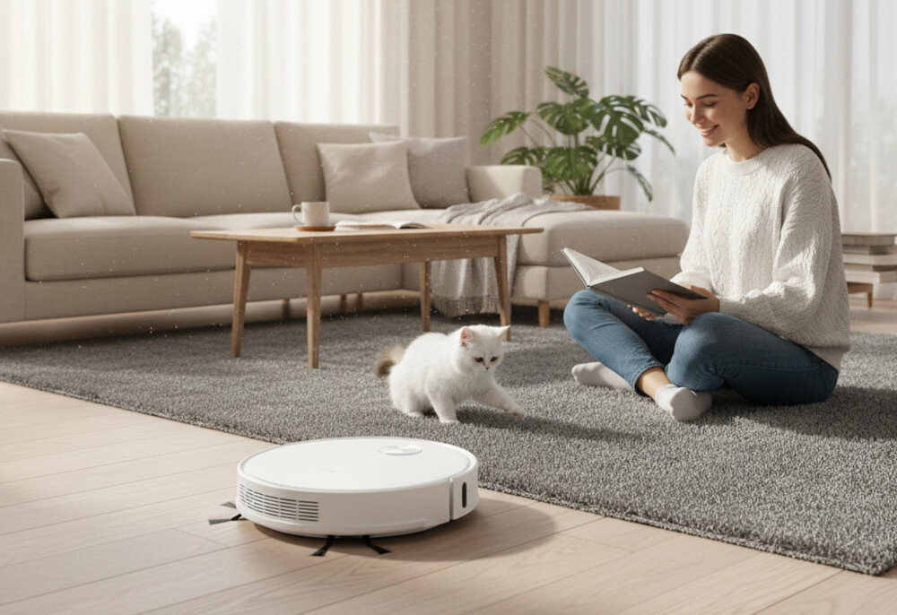 Robot sprzątający XIAOMI 6 Pro EU zdjęcie lifestyle