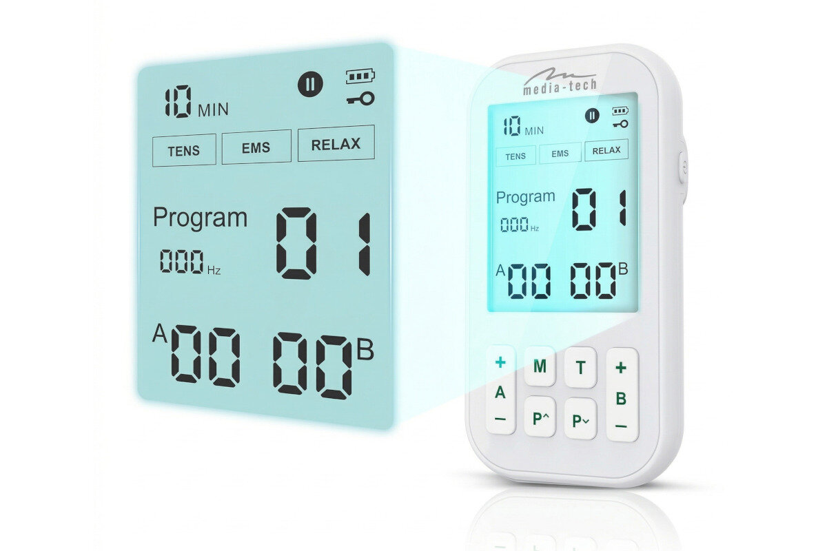 Elektrostymulator MEDIA-TECH TENS-EMS Physiotherapy MT6543 3w1