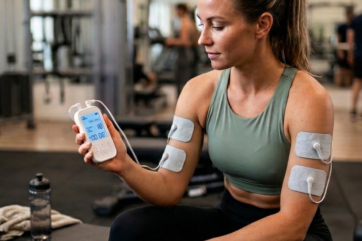 Elektrostymulator MEDIA-TECH TENS-EMS Physiotherapy MT6543 3w1