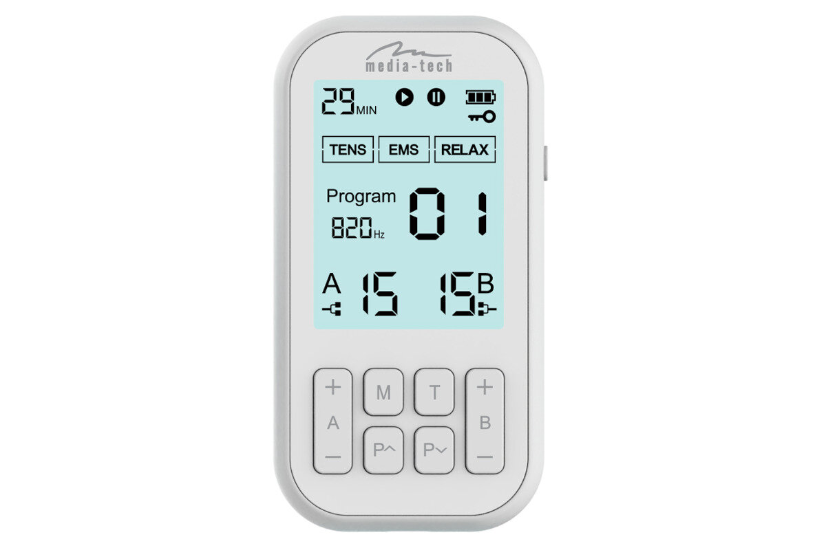 Elektrostymulator MEDIA-TECH TENS-EMS Physiotherapy MT6543 3w1