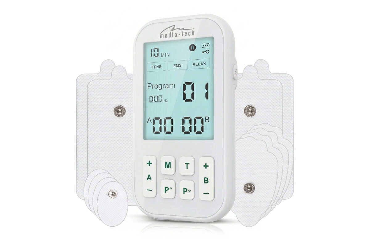 Elektrostymulator MEDIA-TECH TENS-EMS Physiotherapy MT6543 3w1