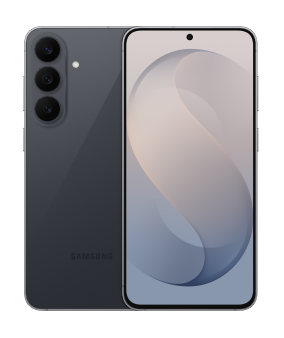 Na obrazie widoczny jest smartfon z trzema aparatami z tyłu i ekranem z wąskimi ramkami z przodu. Na tylnej obudowie znajduje się logo \'SAMSUNG\'.