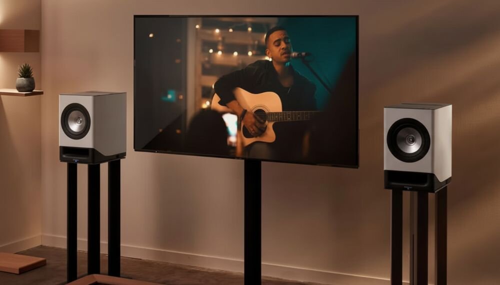 TECHNICS SC-CX700E Czarny aktywne kolumny głośnikowe 100 W RMS telewizor kino domowe, kolumny stojące na stojkach w pomieszczeniu