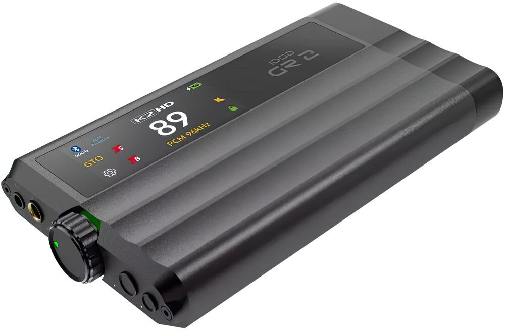 Wzmacniacz słuchawkowy IFI AUDIO iDSD GR 2, Burr-Brown PCM1795 DAC, 32-bit, K2HD, ciepłe brzmienie, urządzenie na białym tle