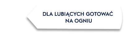 Obraz przedstawia biały prostokąt z czarnym napisem: \'DLA LUBIĄCYCH GOTOWAĆ NA OGNIU\'.