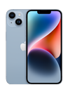 Na obrazie widoczny jest smartfon z dużym ekranem, na którym wyświetlany jest kolorowy gradient. Obok znajduje się tył urządzenia z dwoma aparatami i logo w kształcie nadgryzionego jabłka.