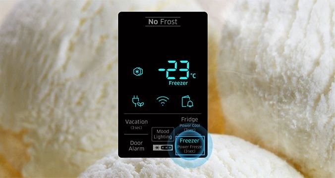 Samsung Szybkie zamrażanie produktów Power Freeze Samsung Szybkie zamrażanie produktów Power Freeze