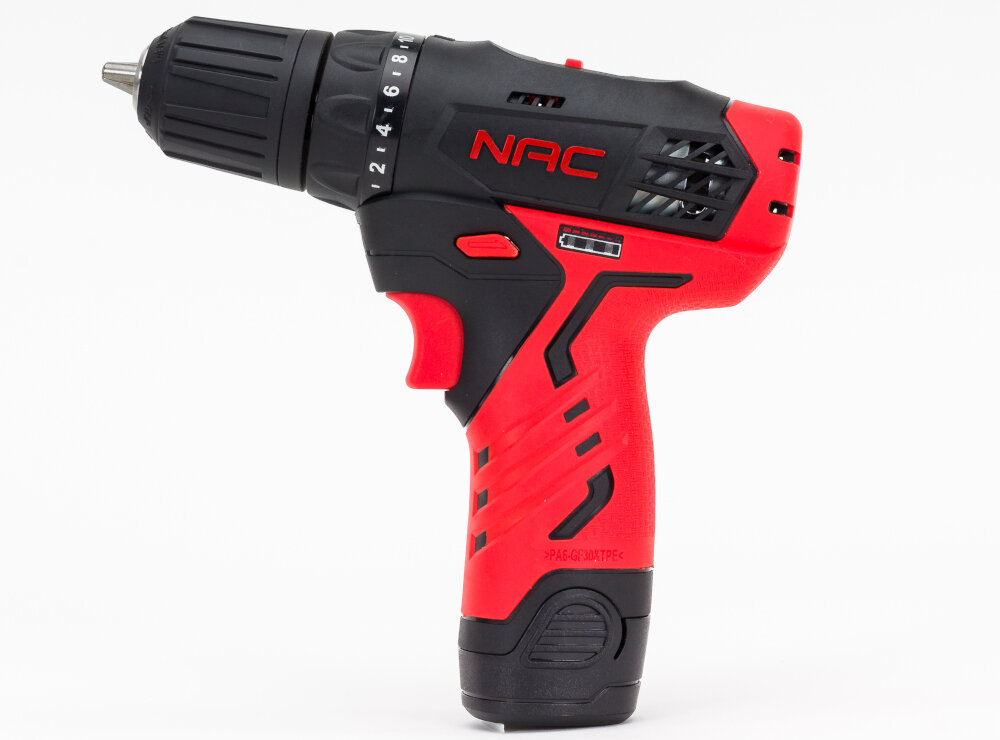 Wiertarko-wkrętarka NAC CDB12-SF świetne parametry techniczne solidne niezawodne kompaktowe wymiary waga 0,95 kg