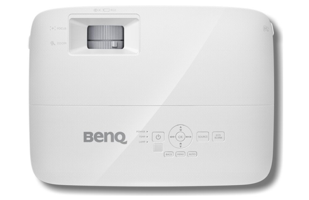 Projektor BENQ Wxga MW550 lampa lumeny kontrast rozdzielczość moc żywotność