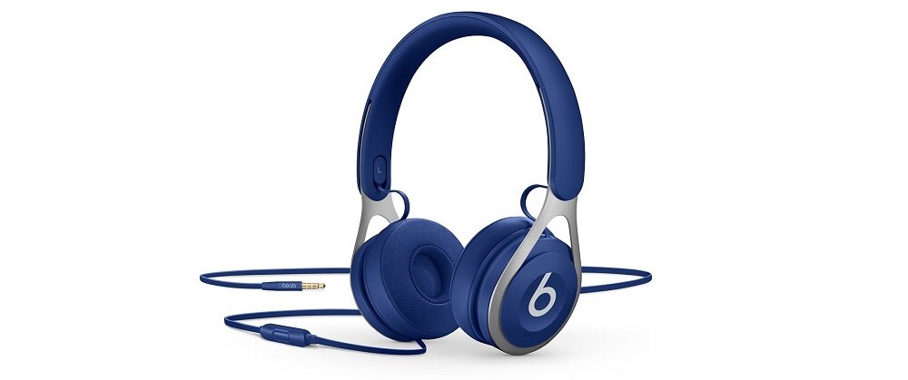 Słuchawki nauszne BEATS BY DR. DRE EP Niebieski widok ogólny front