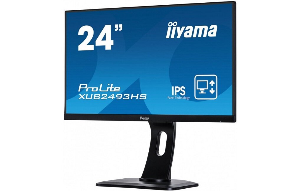 Monitor IIYAMA XUB2492HSN-B1 - wygląd ogólny Rozdzielczość Full HD Blue Light Reducer Flicker-free