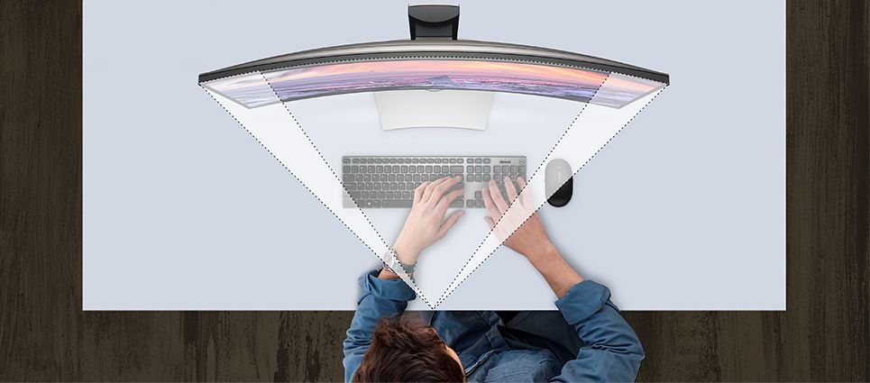 Monitor DELL U3419W - Zakrzywiony Ekran