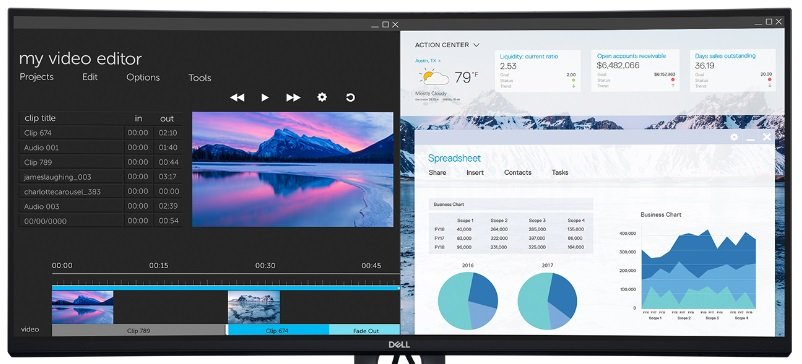 Monitor DELL U3419W - ComfortView