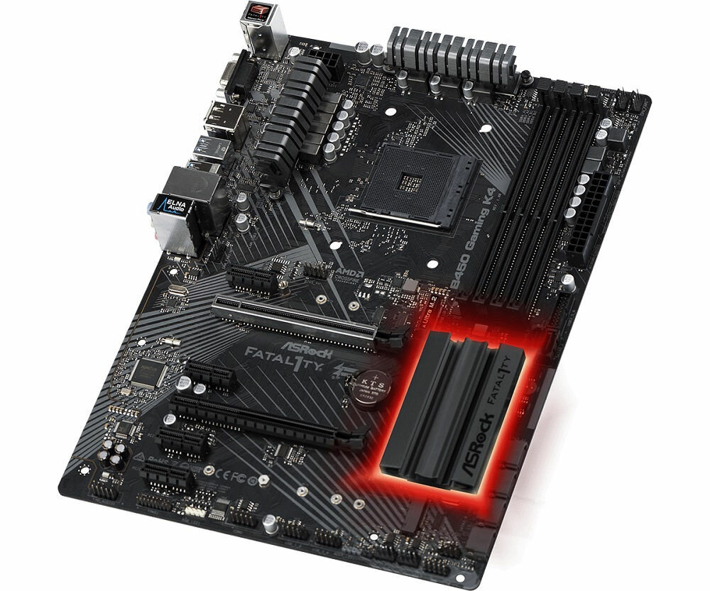 Płyta główna ASROCK Fatal1ty B450 Gaming K4 - funkcja CrossFire dzielenie generowanego obrazu pomiędzy karty graficzne