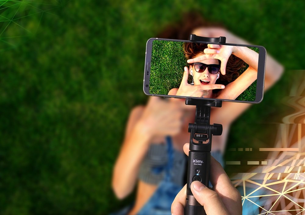 Uchwyt selfie XBLITZ SL4 Pro autoporttrety łatwo i przyjemnie funkcje pilot bluetooth