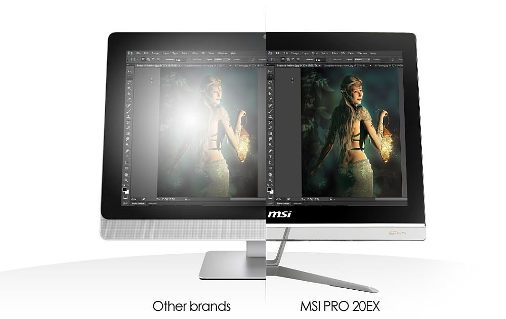 Komputer MSI Pro 20EX antyodblaskowa ochona