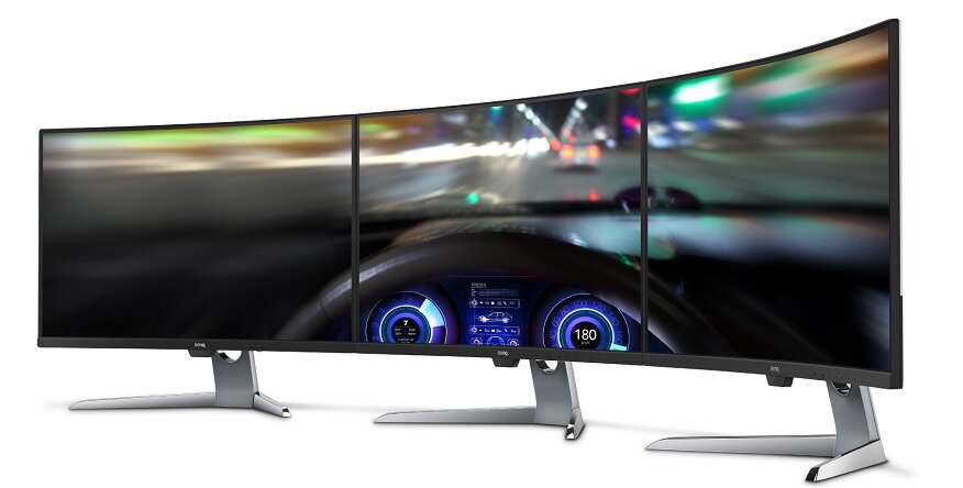 Monitor BENQ EX3203R - Wąskie ramki nowoczesny i elegancki wygląd