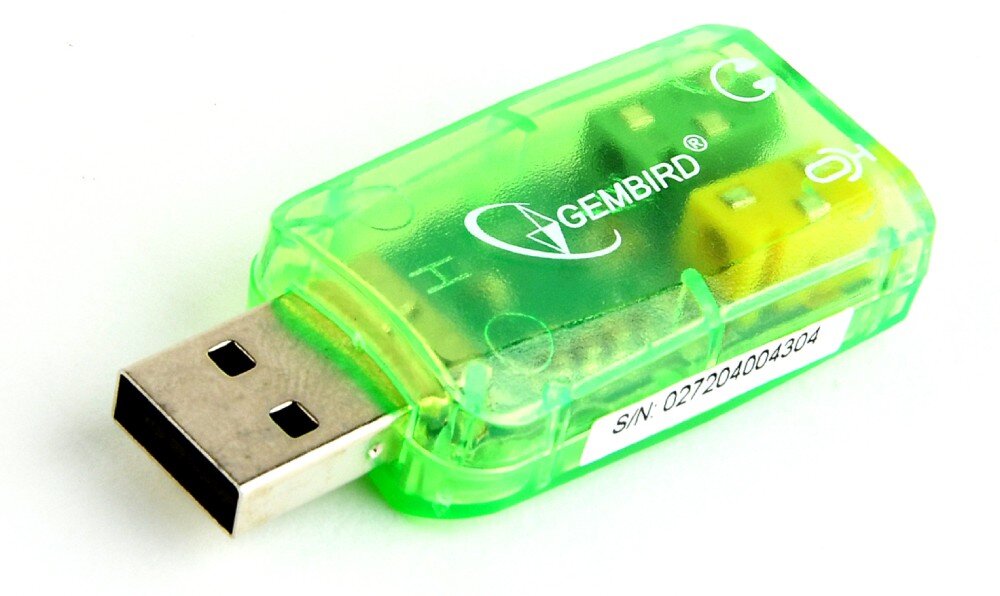 Karta dźwiękowa GEMBIRD SC-USB-01 opis