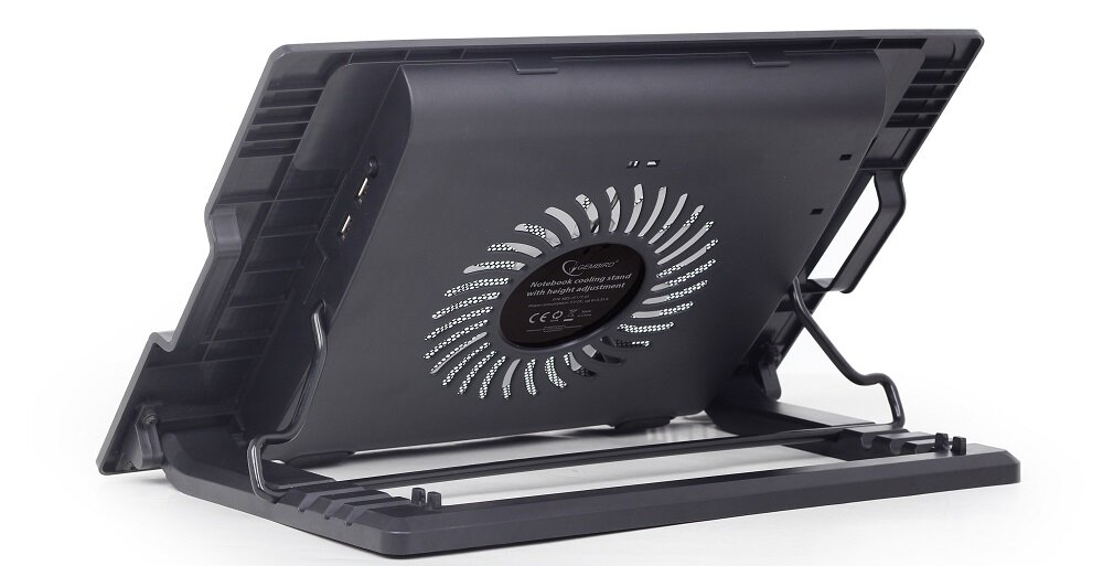 Podstawka chłodząca GEMBIRD NBS-1F17T-01 - Cichy wentylator