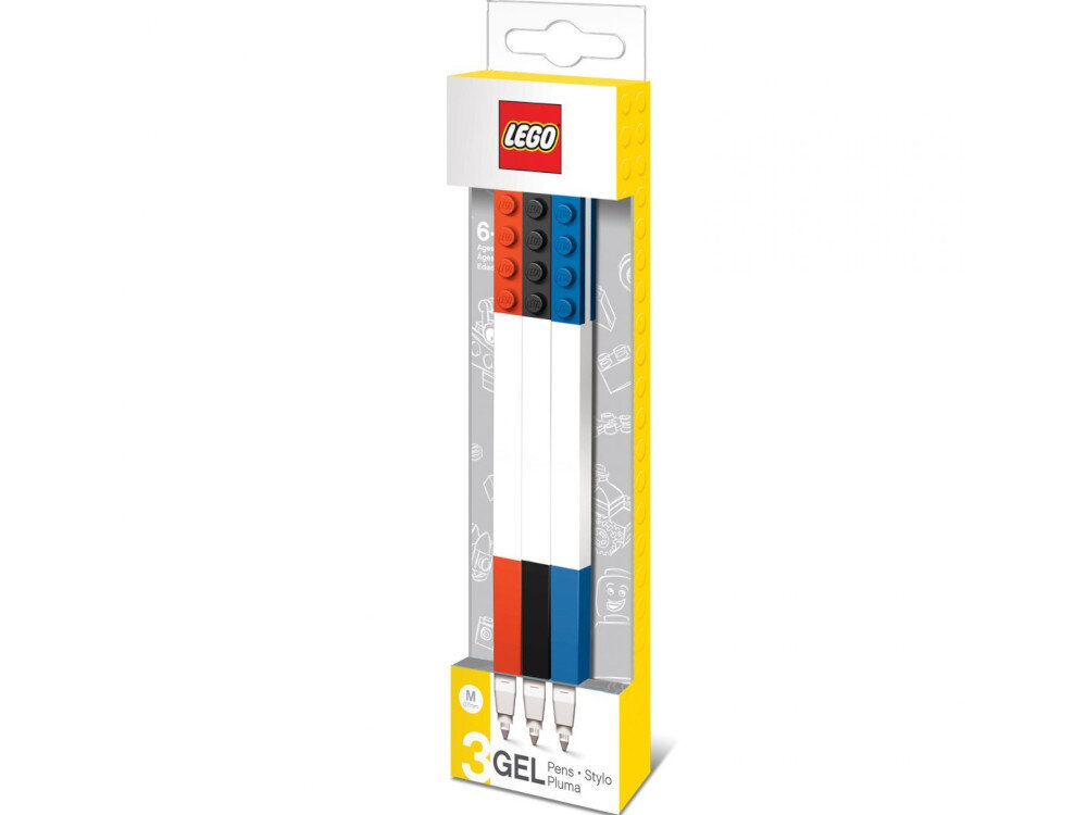 Dlugopisy LEGO Classic 51513 (3 szt.) wymiary