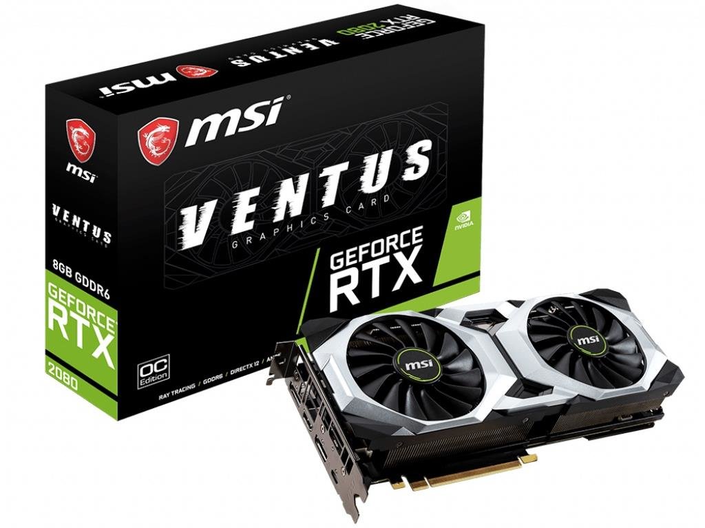 Karta graficzna MSI Geforce RTX 2070 Ventus 8G OC - NVIDIA Turing