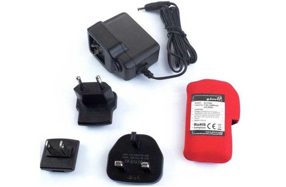 Podgrzewane spodnie GP1GXL (rozmiar XL) Szary zestaw akcesoria komplet wyposazenie