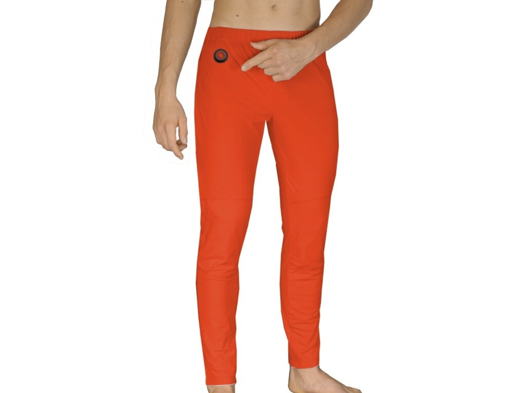 Podgrzewane spodnie GLOVII GP1RXL (rozmiar XL) Pomarańczowy emisja fal podczerwonych projekt przeznaczenie wlasciwosci Element grzewczy wlokno weglowe