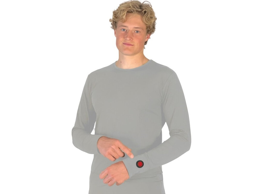 Podgrzewana bluza GLOVII GJ1GXL (Rozmiar XL) Szary czas pracy bateria Li-Poly pojemnosc 2600mAh