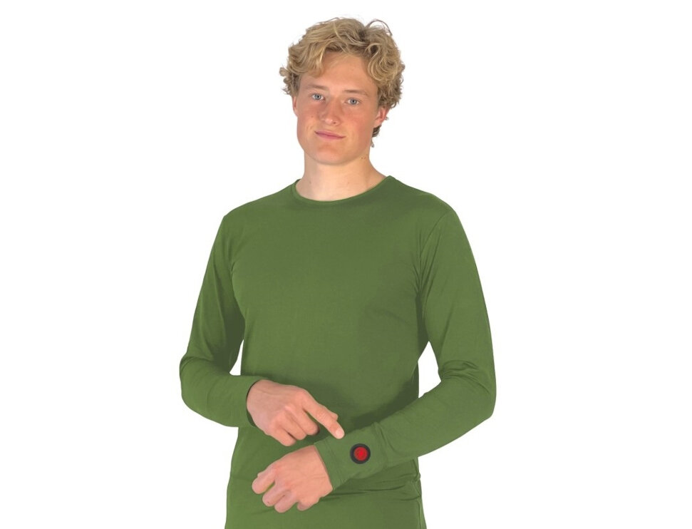 Podgrzewana bluza GLOVII GJ1CL (rozmiar L) Zielony czas pracy bateria Li-Poly pojemnosc 2600mAh