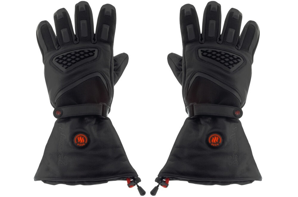 Podgrzewane rękawice GLOVII GS1 (rozmiar L) Czarny Włókno węglowe emisja fal podczerwonych element grzewczy