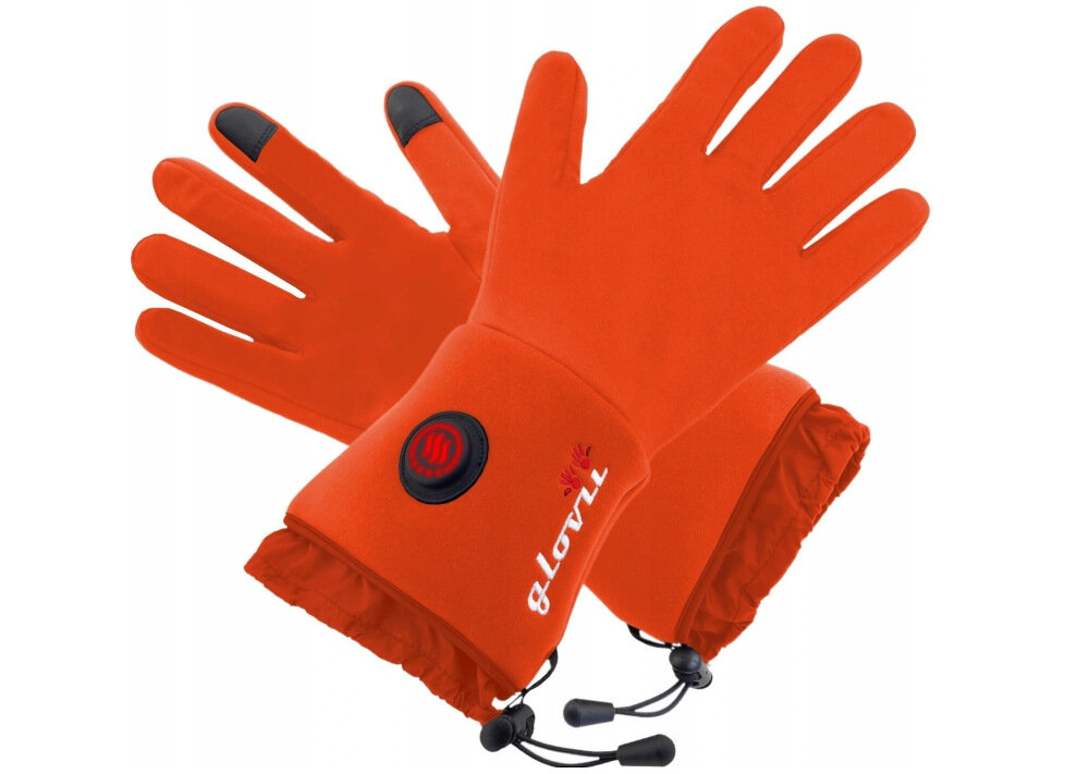 Podgrzewane rękawiczki GLOVII GLB (rozmiar XXS/XS) Pomarańczowy Komfort termiczny wlokna weglowe