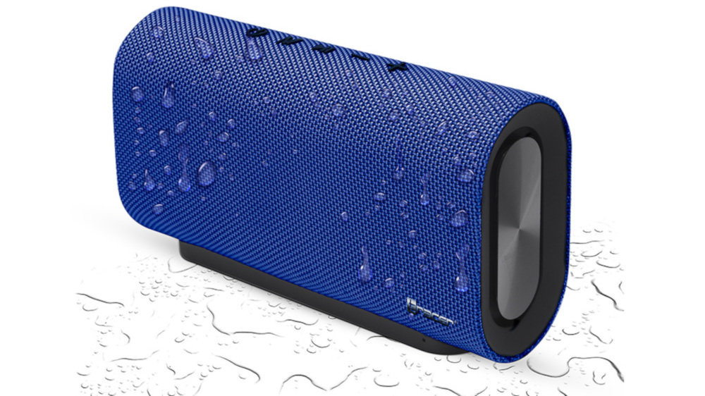 Głośnik Mobilny TRACER Rave Bluetooth Niebieski - Wodoodporny