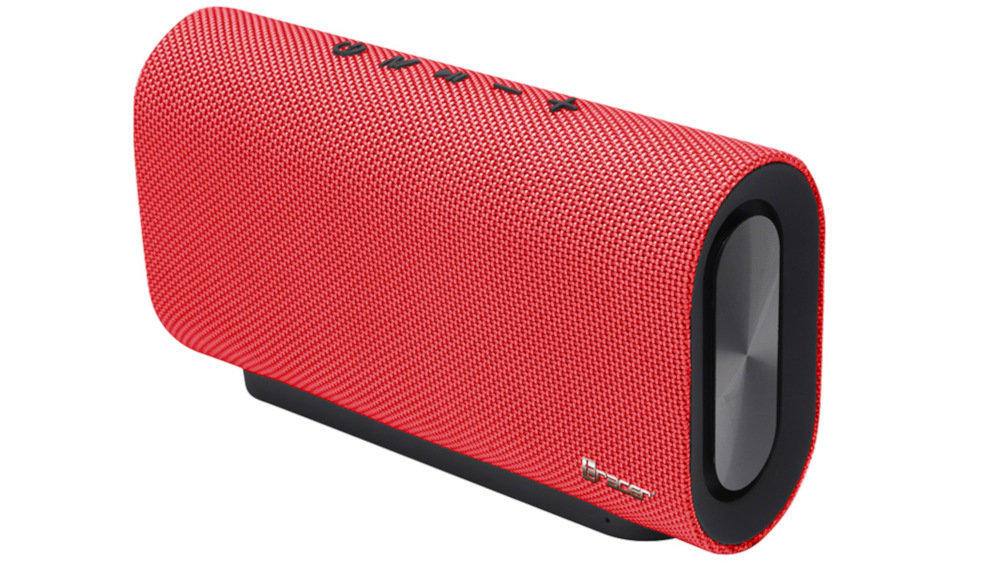 Głośnik Mobilny TRACER Rave Bluetooth Czerwony - Ogólny Wygląd