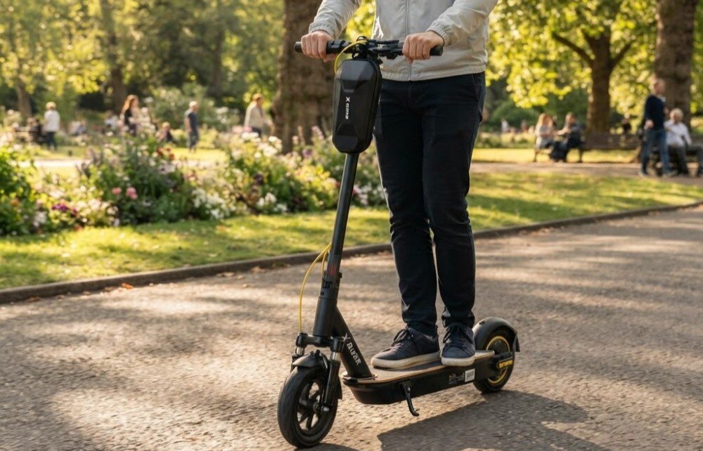 Hulajnoga elektryczna XRIDER M10 65km 500W Amortyzacja 10