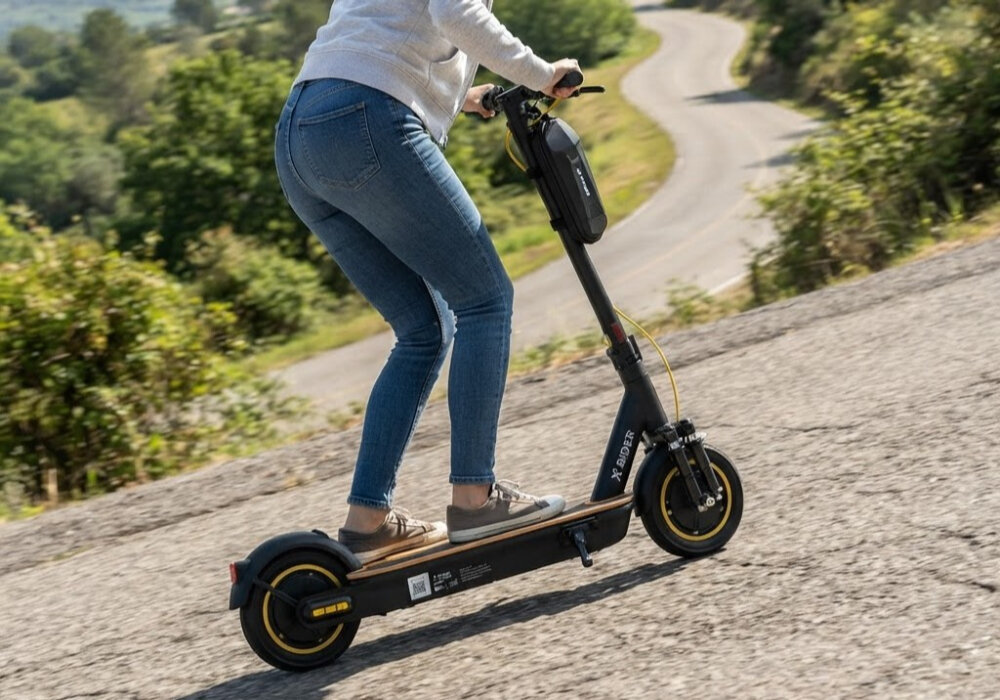 Hulajnoga elektryczna XRIDER M10 Pro 70km 500W Amortyzacja 10