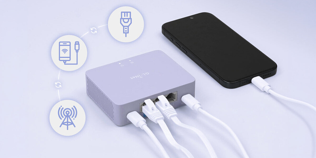Trzy porty 2,5G Multi-WAN