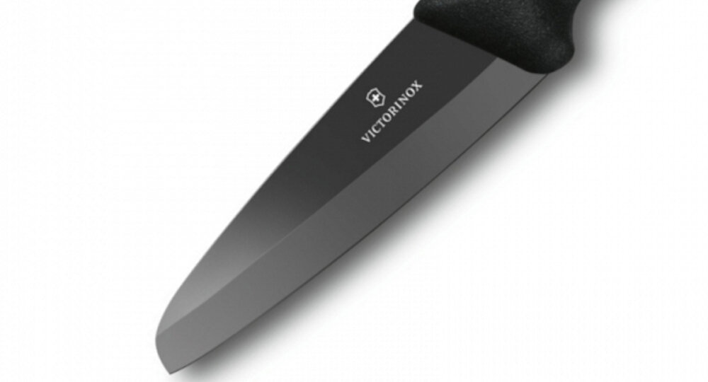 Nóż VICTORINOX Swiss Classic Czarny ostrze długość precyzja krojenie małe składniki