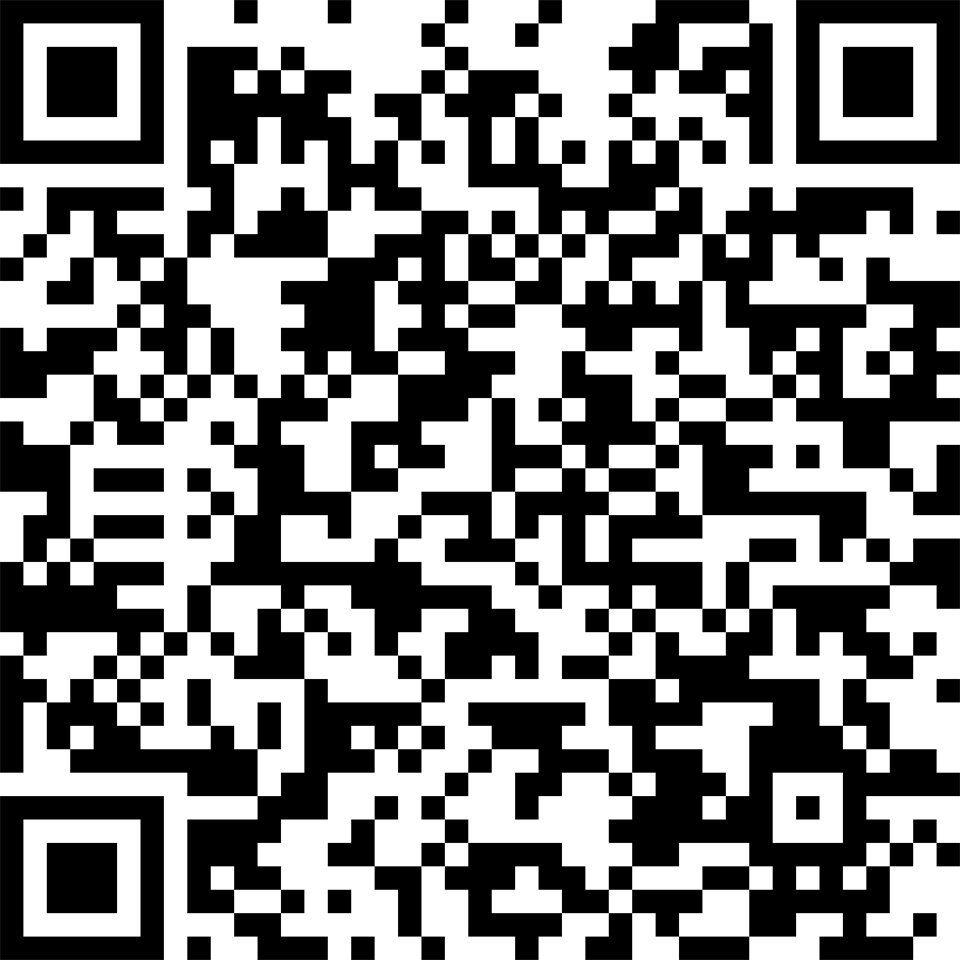 Czarno-biały kod QR składający się z kwadratowych modułów ułożonych w siatkę.