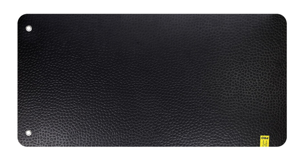 Mata HMS MFK02 Szaro-czarny antyposlizgowa powloka bezpieczny trenng mata nie slizga sie stabilna podstawa wymiary 120 x 60 cm grubosc 2 cm miekka amortyzacja ochrona stawow