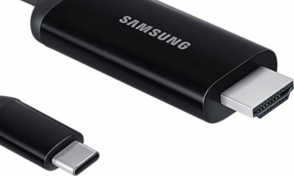 Kabel USB Typ-C - HDMI SAMSUNG lewo