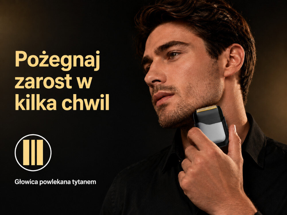 Golarka do głowy EXTRALINK EX.80975 Na mokro i sucho zdjęcie lifestyle Golenie bez kompromisów