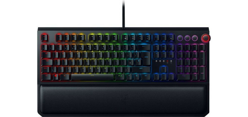 RAZER BlackWidow Elite wyglad ogolny front podporka