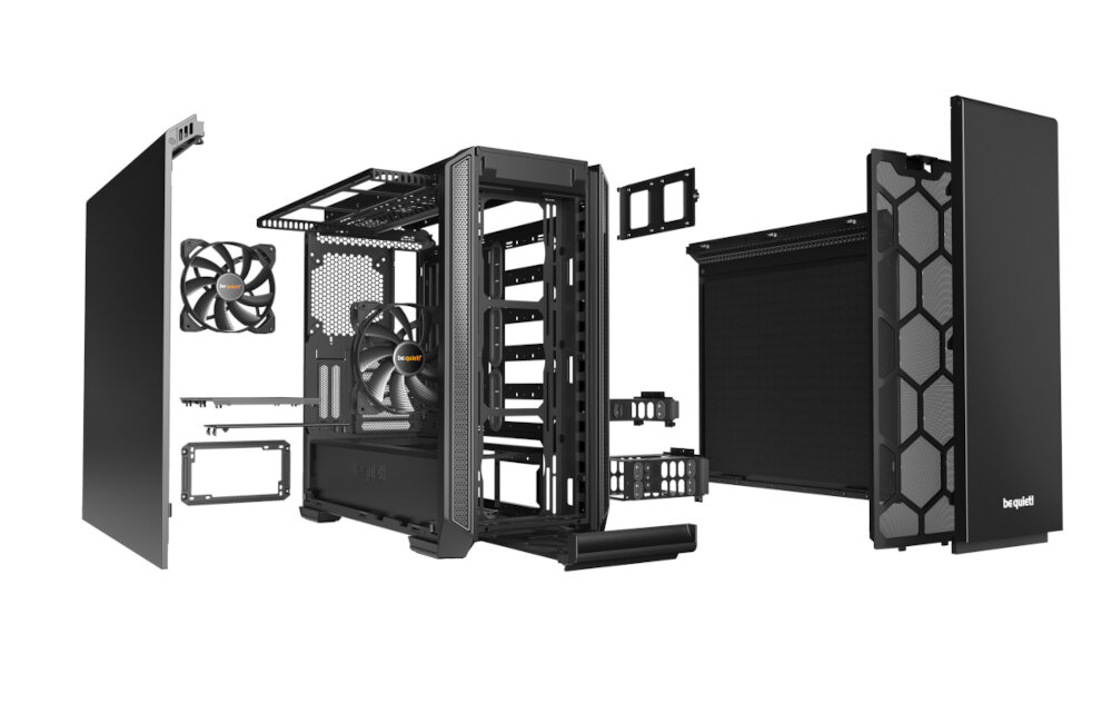 OBUDOWA PC BE QUIET SILENT BASE 601 wyciszenie powietrze hałas