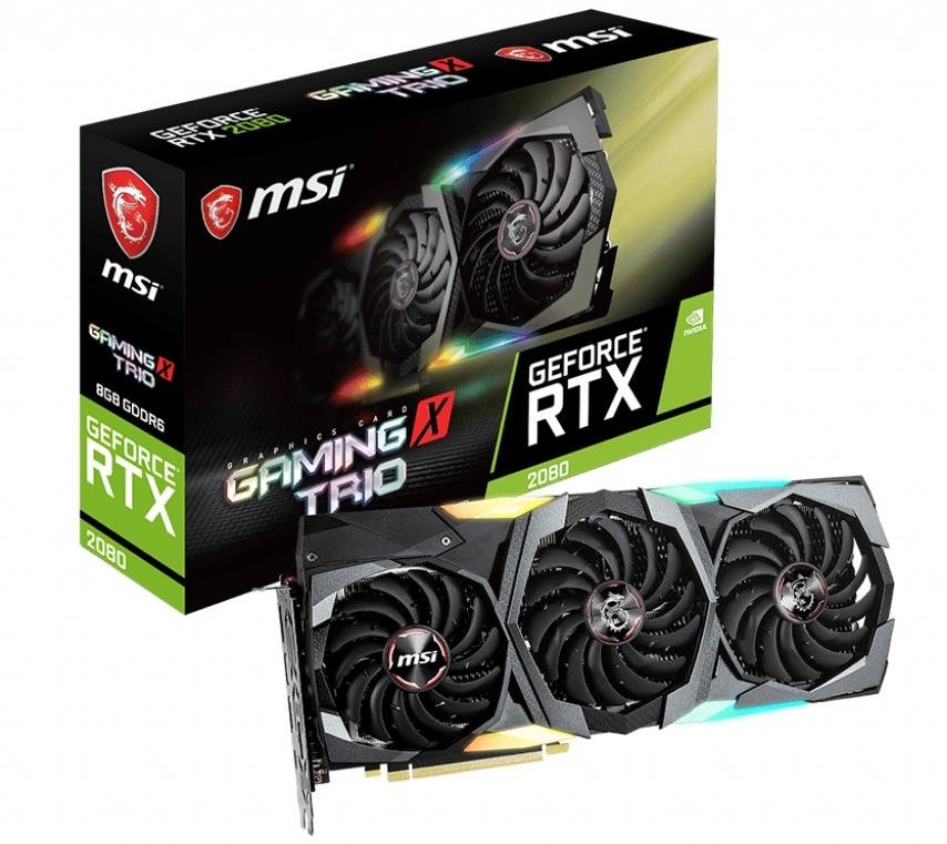 Karta graficzna MSI Geforce RTX 2070 Super Gaming X Trio 8GB - NVIDIA Turing