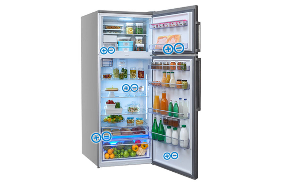 Lodówka BEKO RCNA366I30W - Aktywny jonizator