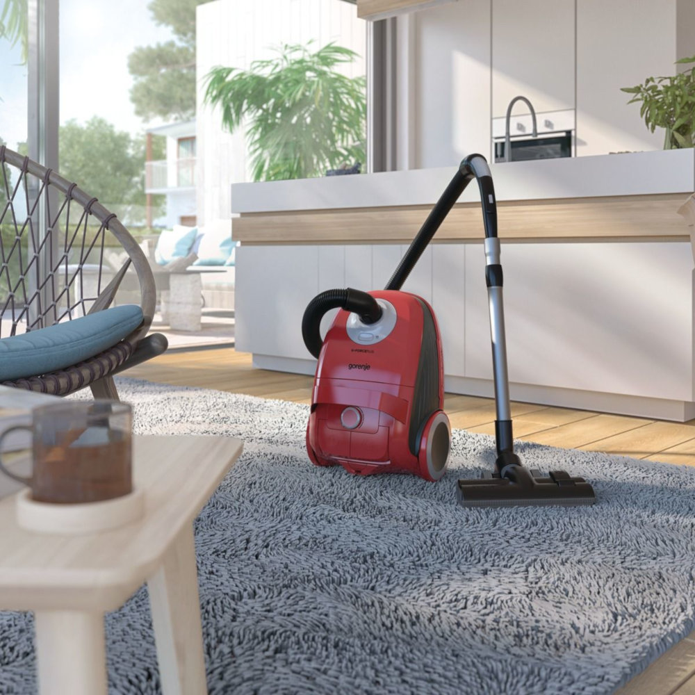 odkurzacz gorenje czerwony pojemnki