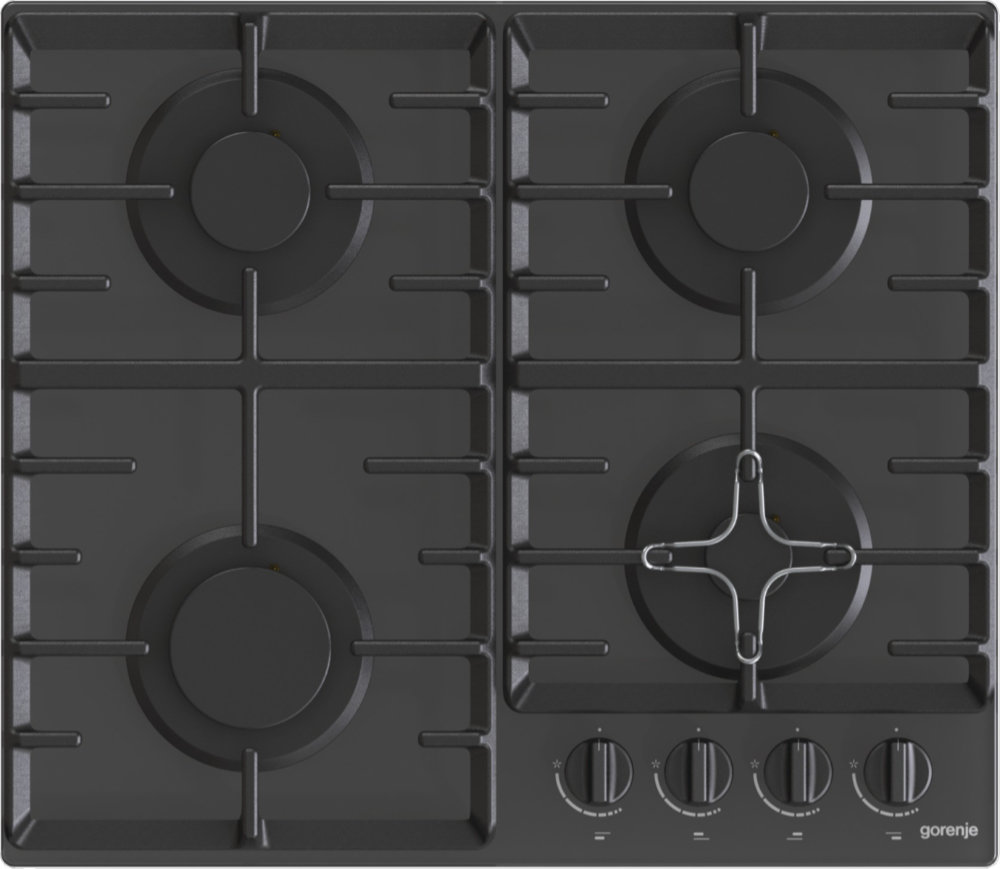 Płyta gazowa GORENJE GT6D41B - Wygląd Ogólny