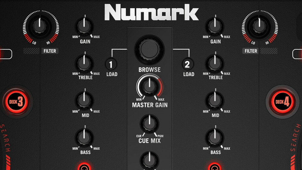 Kontroler DJ NUMARK Mixtrack Platinum - ogólne parametry