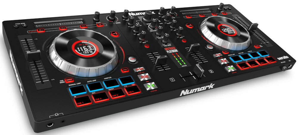 Kontroler DJ NUMARK Mixtrack Platinum - dotykowe talerze