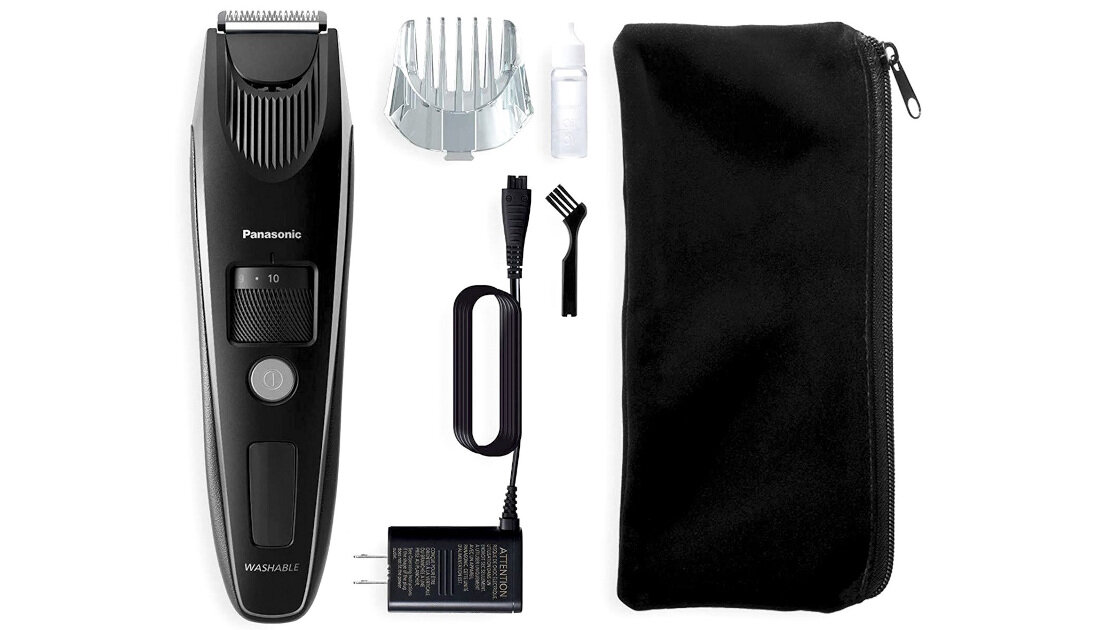 Trymer PANASONIC ER-SB40-K803 akcesoria zestaw wyposazenie komplet nasadka etui szczoteczka do czyszczenia ladowarka olej do konserwacji